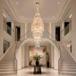 Notturno Crystal Halo Chandelier
