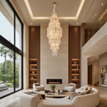 Notturno Crystal Halo Chandelier