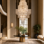 Notturno Crystal Halo Chandelier