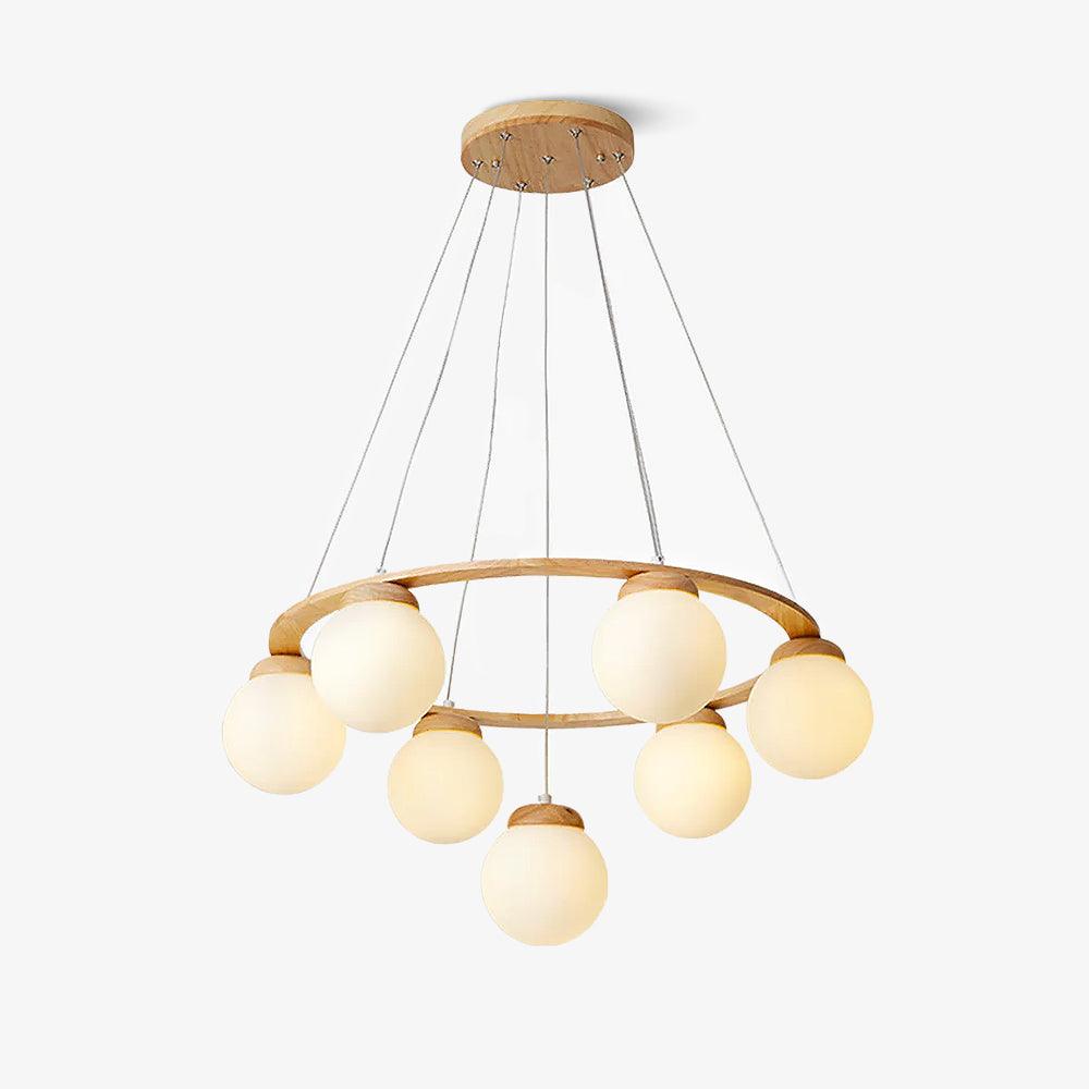 Nuura Miira Wood Chandelier - YIOSI