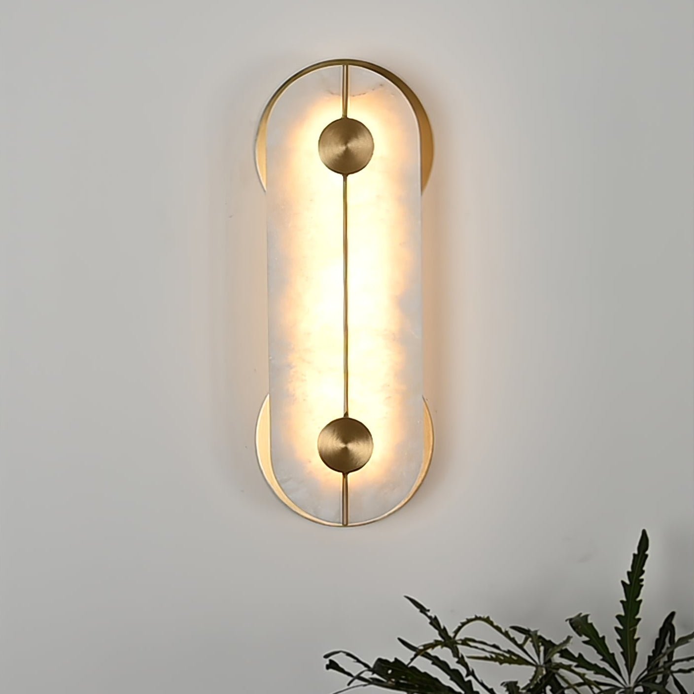 Obvara Alabaster Wall Light - YIOSI