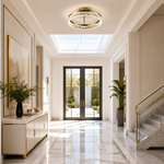 Ocean Star Modern Crystal Flush Mount Ceiling Light