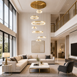 Ocean Star Modern Multi-Tier Cluster Chandelier