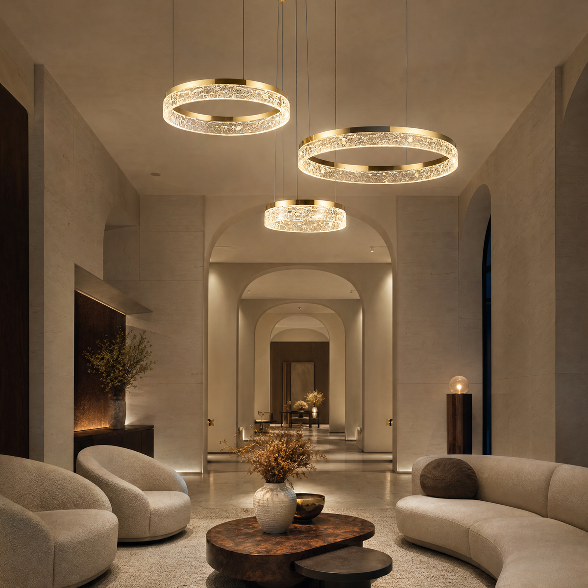 Ocean Star Modern Multi-Tier Cluster Chandelier