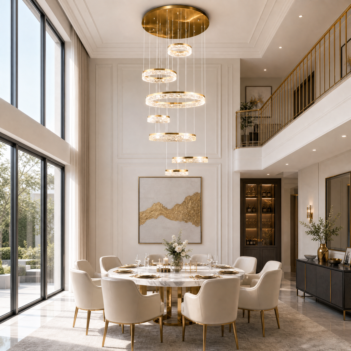 Ocean Star Modern Multi-Tier Cluster Chandelier