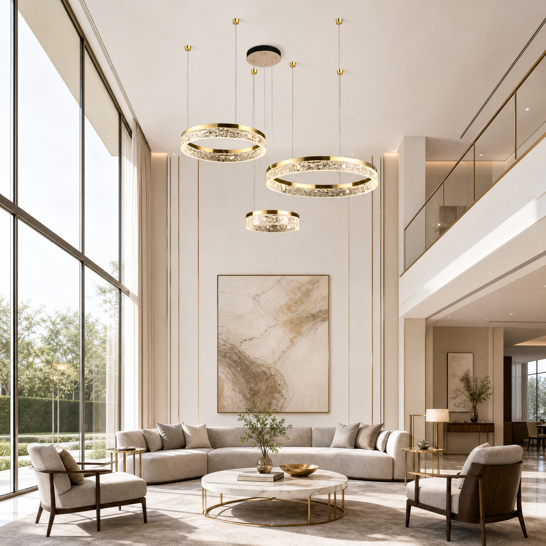 Ocean Star Modern Multi-Tier Cluster Chandelier