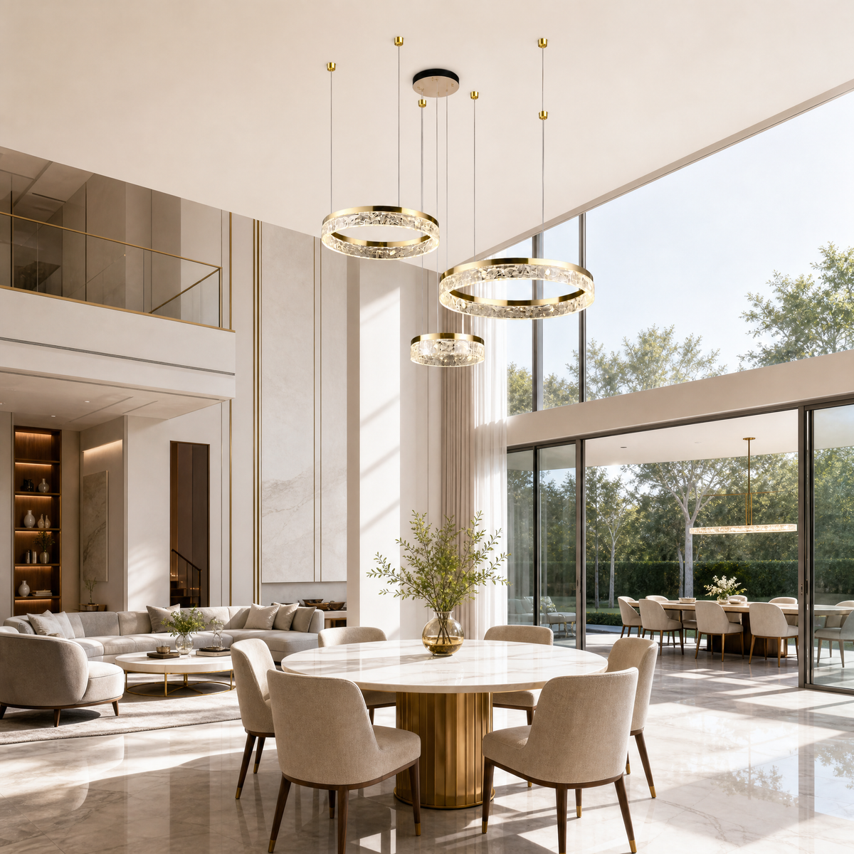 Ocean Star Modern Multi-Tier Cluster Chandelier