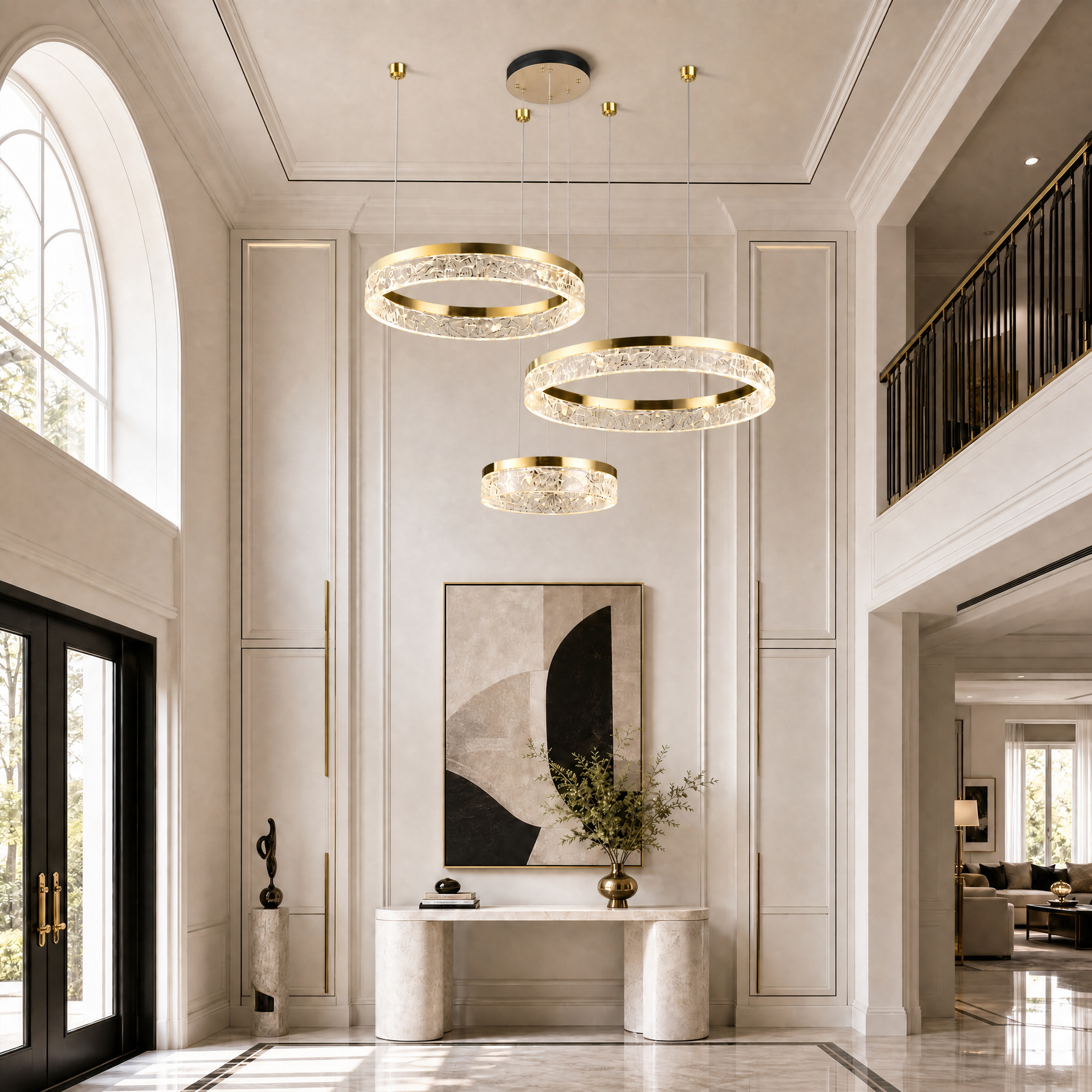 Ocean Star Modern Multi-Tier Cluster Chandelier