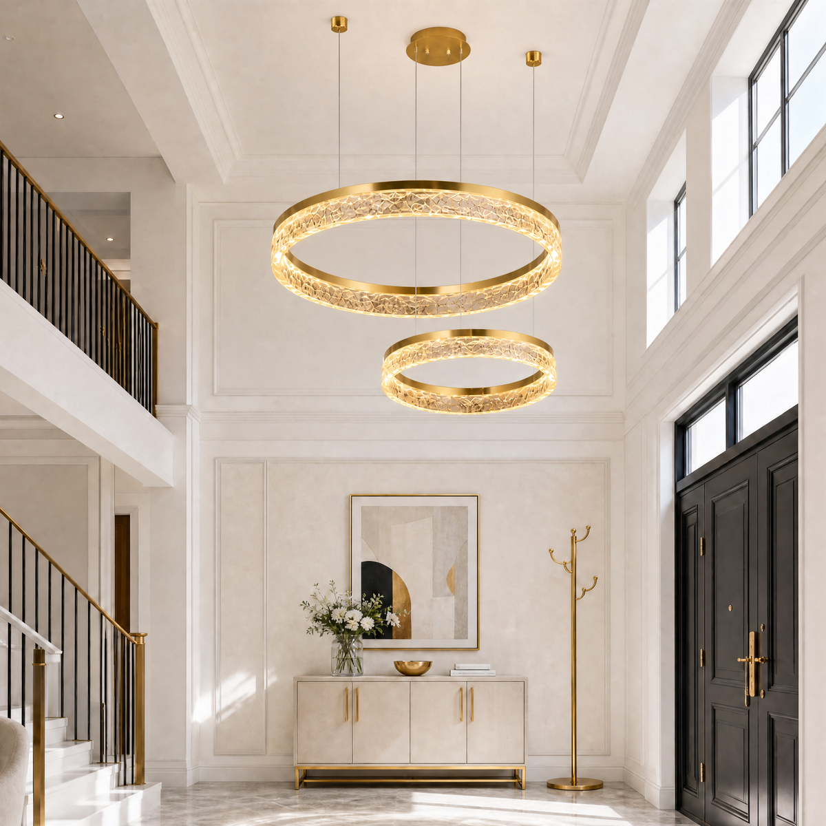Ocean Star Modern Multi-Tier Cluster Chandelier