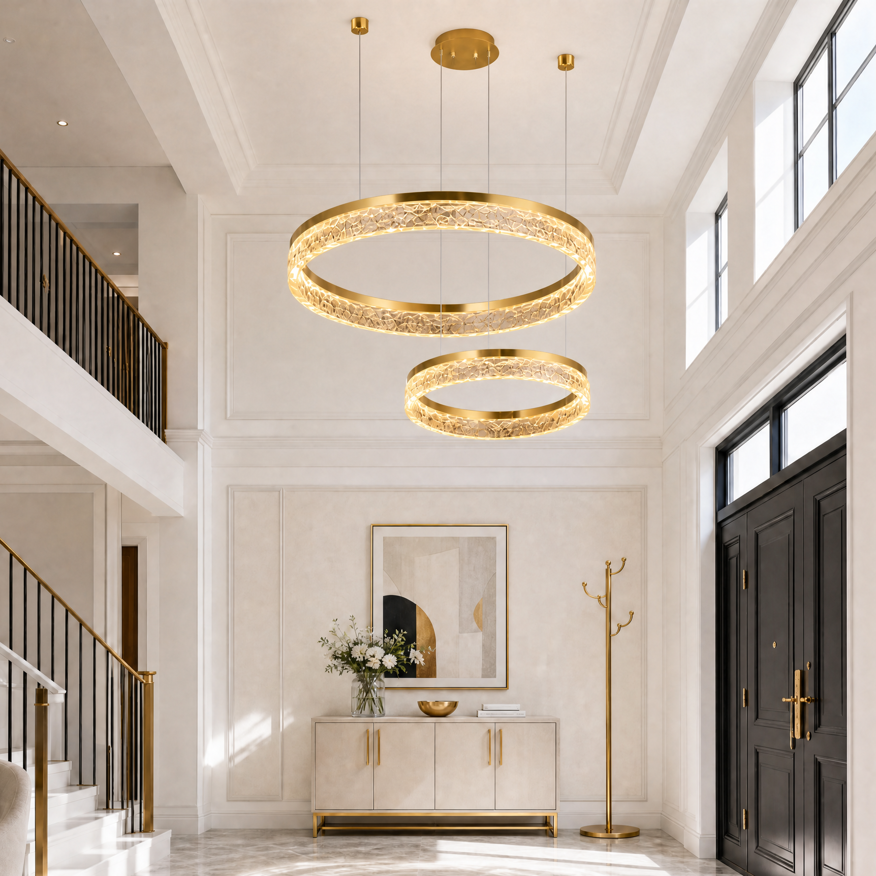 Ocean Star Modern Multi-Tier Cluster Chandelier