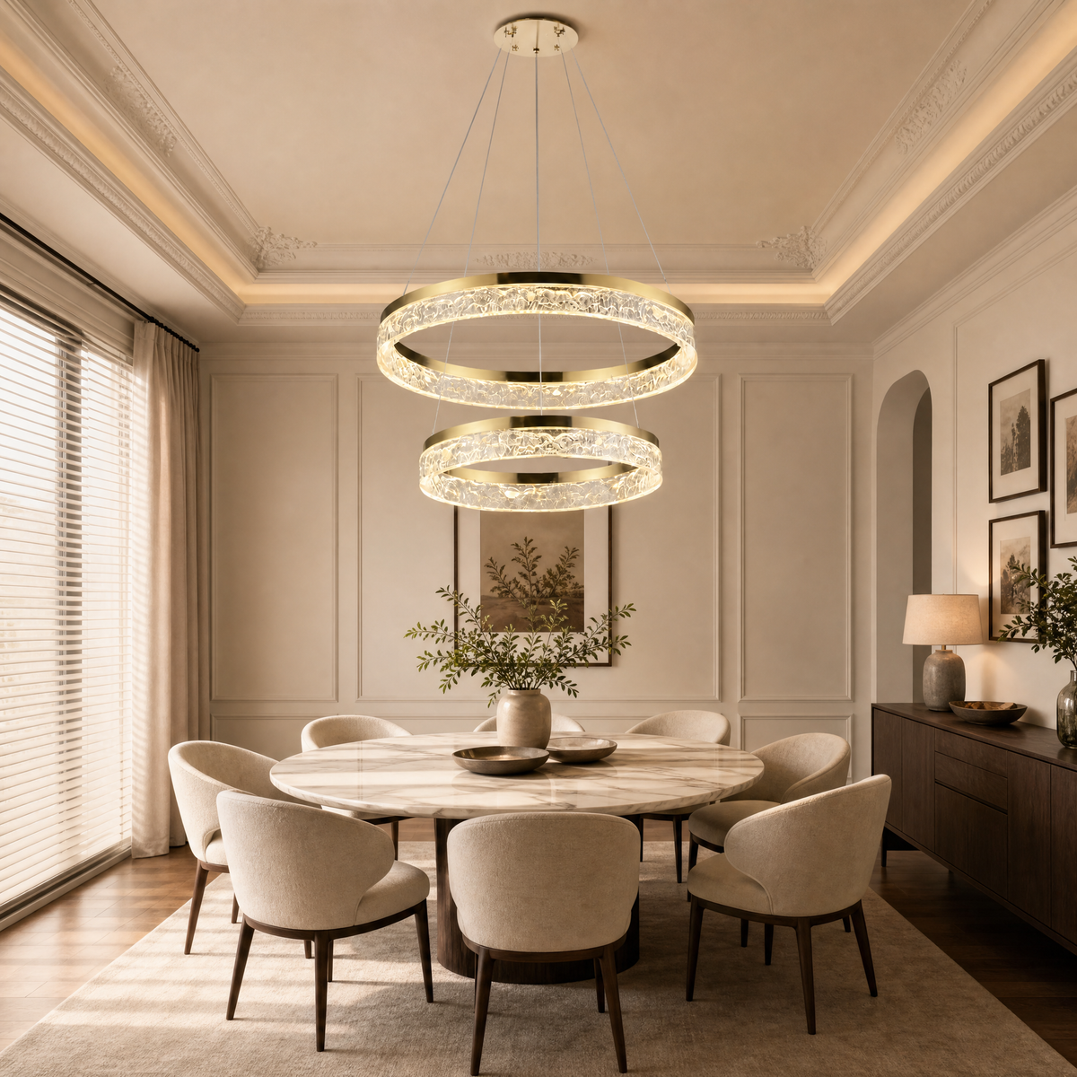 Ocean Star Modern Sculptural Pendant Light