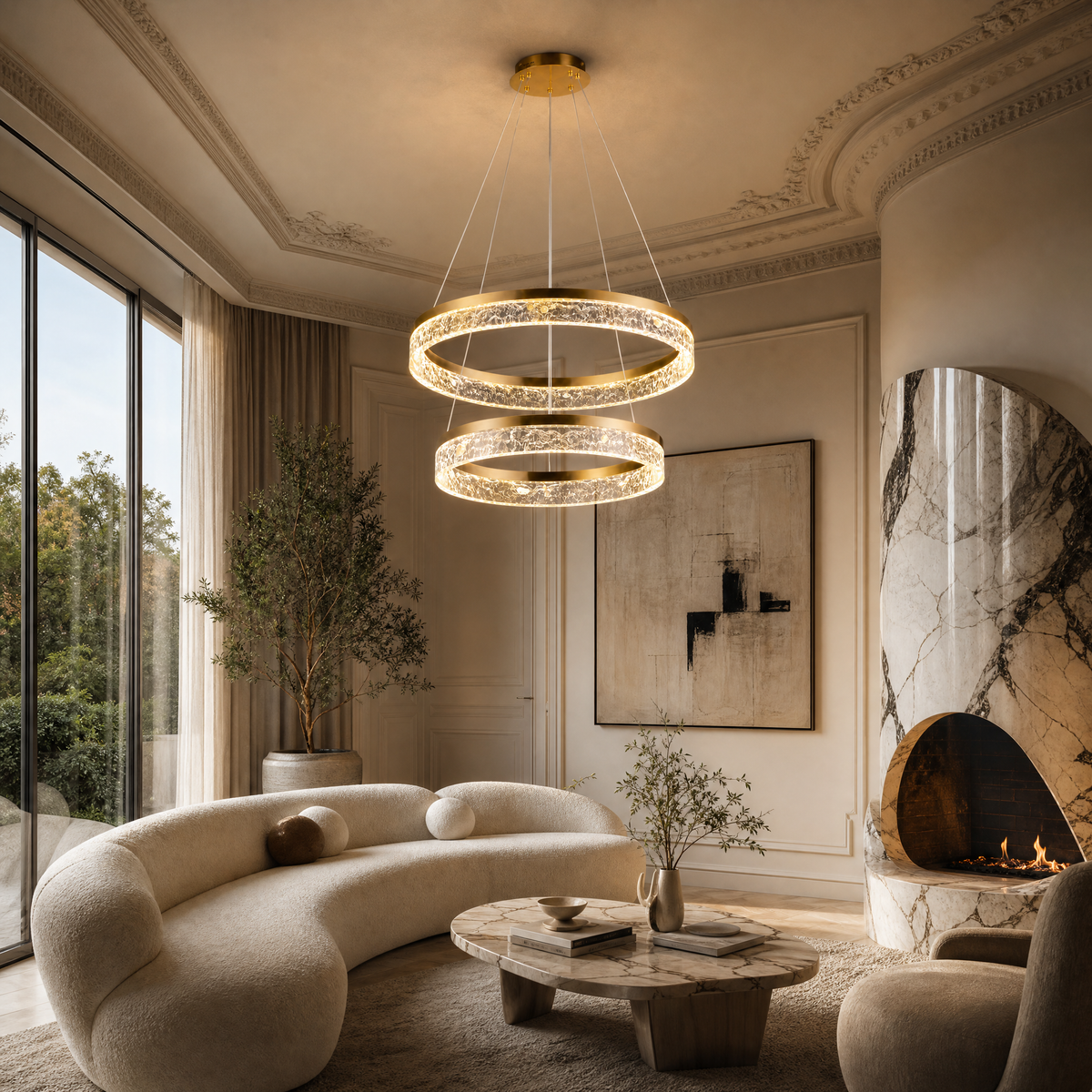 Ocean Star Modern Sculptural Pendant Light