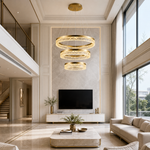 Ocean Star Modern Sculptural Ring Chandelier
