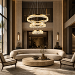Ocean Star Modern Sculptural Ring Chandelier