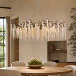 Octagonal Bead Branch Lamp D1200 - Black