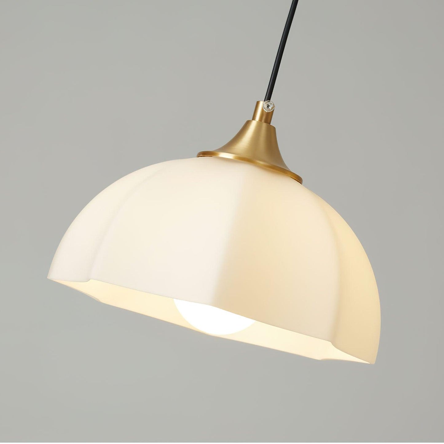 Octagonal Glass Bowl Chandelier - YIOSI