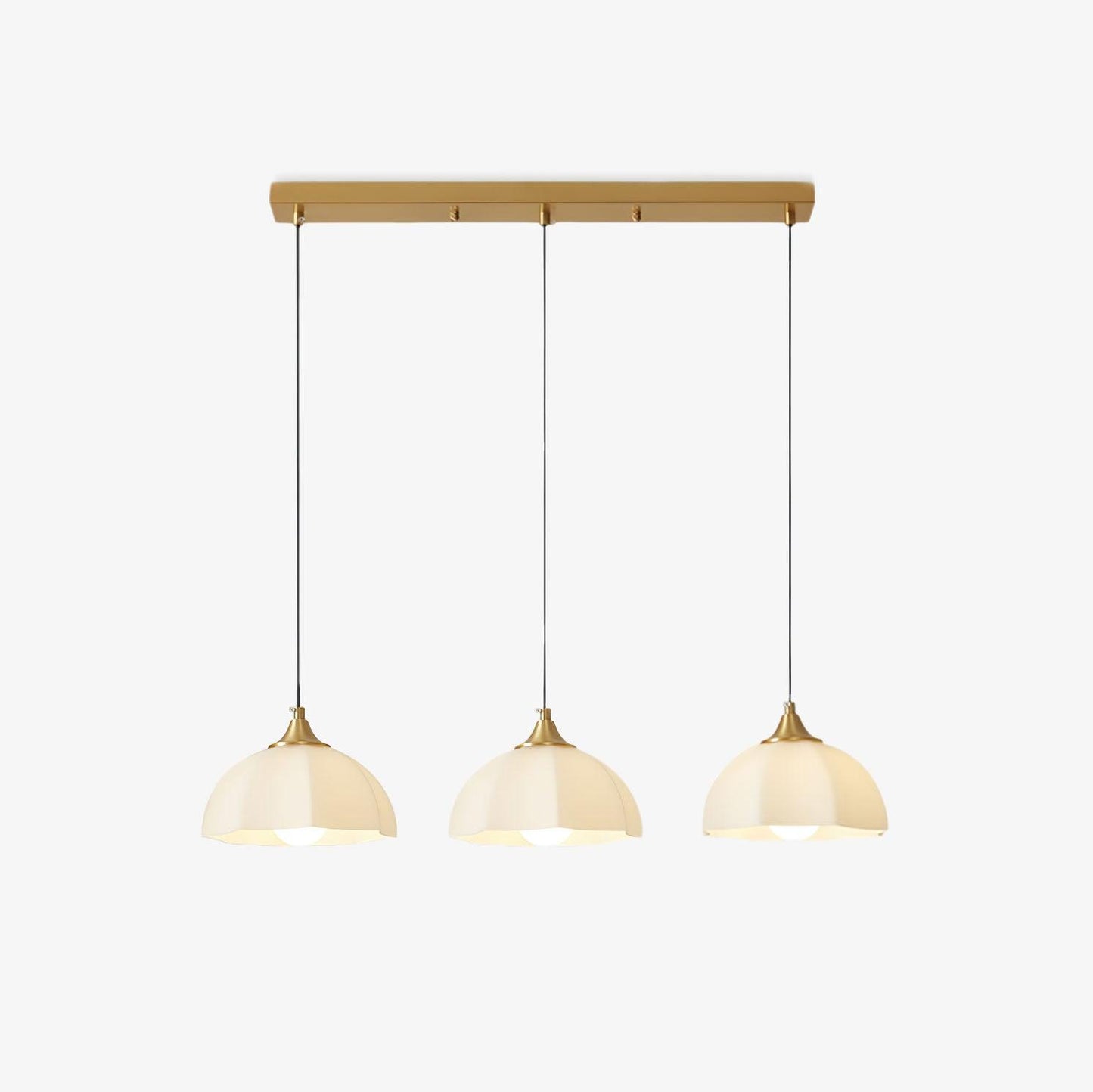 Octagonal Glass Bowl Chandelier - YIOSI