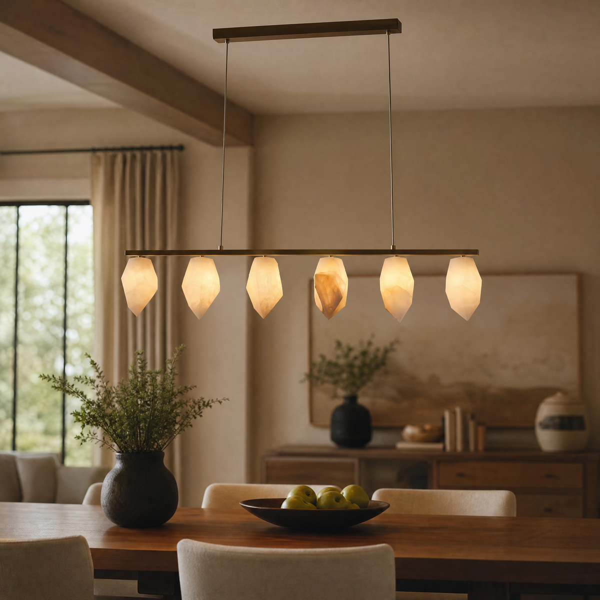 Onda Modern Linear Pendant Lighting L47.2"