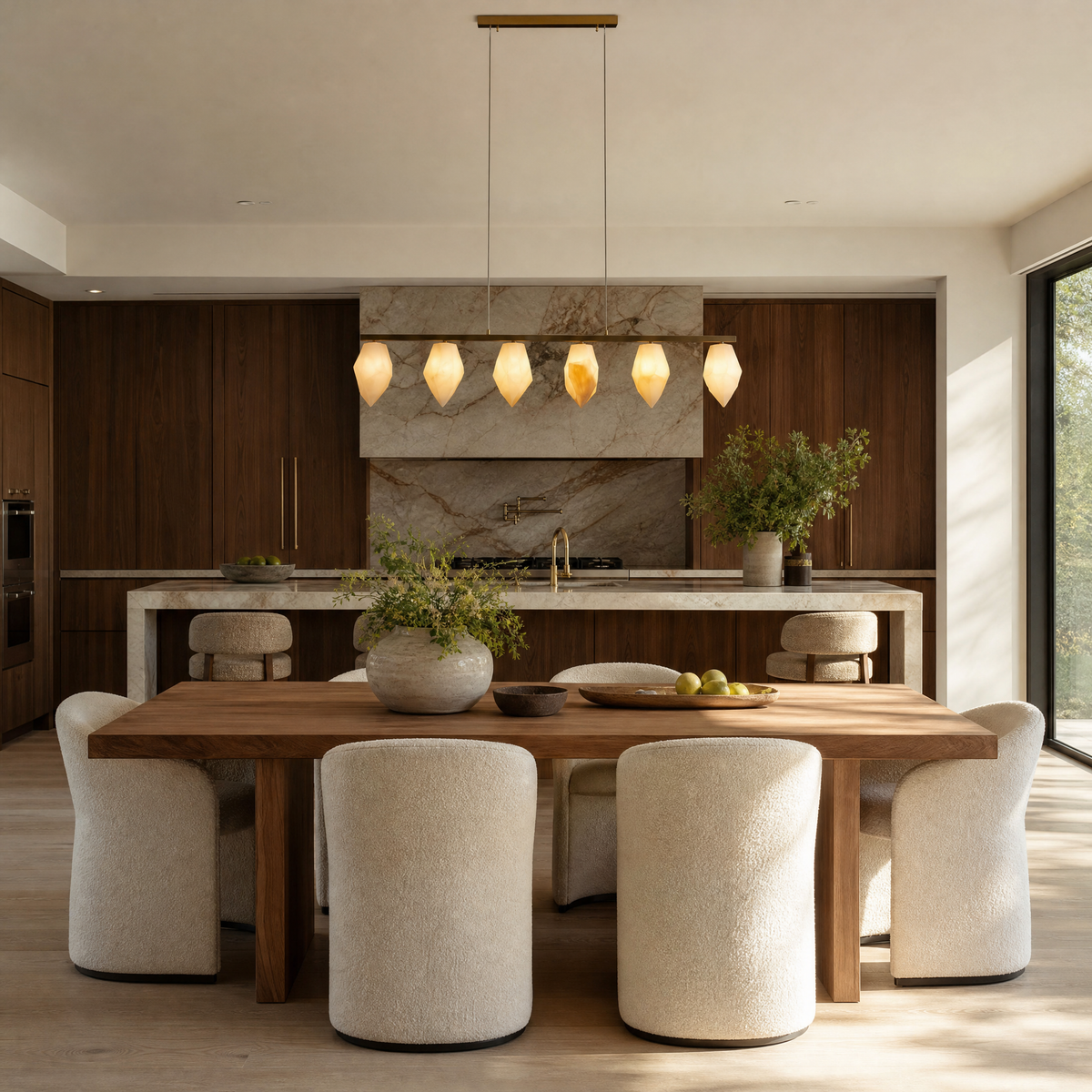 Onda Modern Linear Pendant Lighting L47.2"
