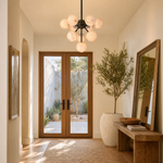 Orb Cluster Alabaster Pendant Light