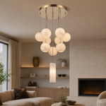 Orb Cluster Pendant Alabaster
