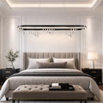 Orbit Linear Crystal Chandelier 47”L