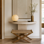 Orbita Alabaster Sphere Table Lamp