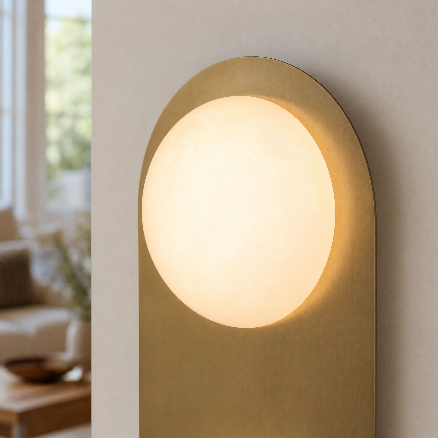 Orbita Linear Modern Sphere Wall Sconce