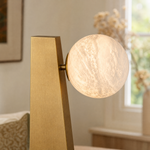 Orbita Modern Alabaster Table Lamp