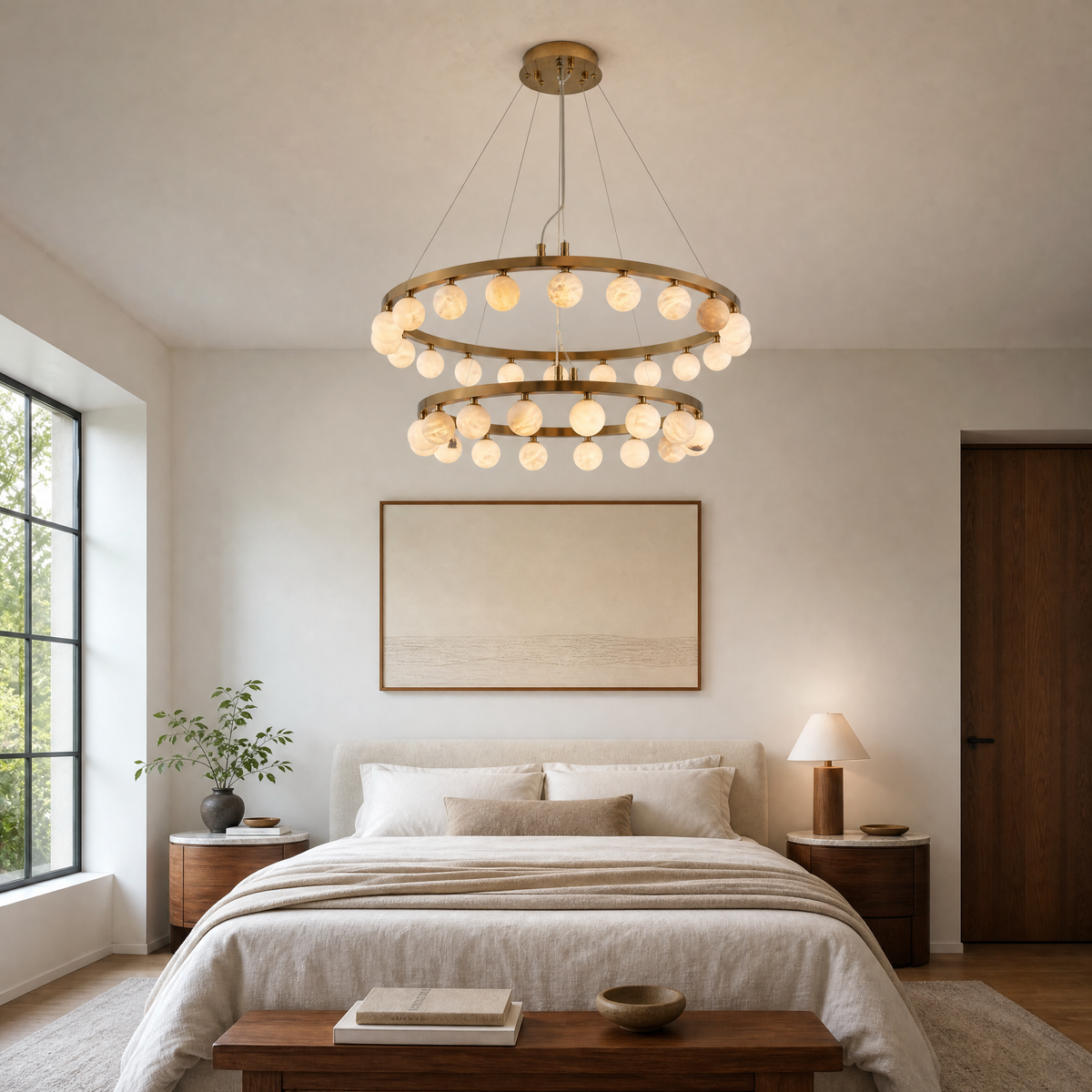 Orbita Modern Round Ring Chandelier
