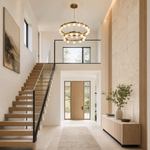 Orbita Modern Round Ring Chandelier