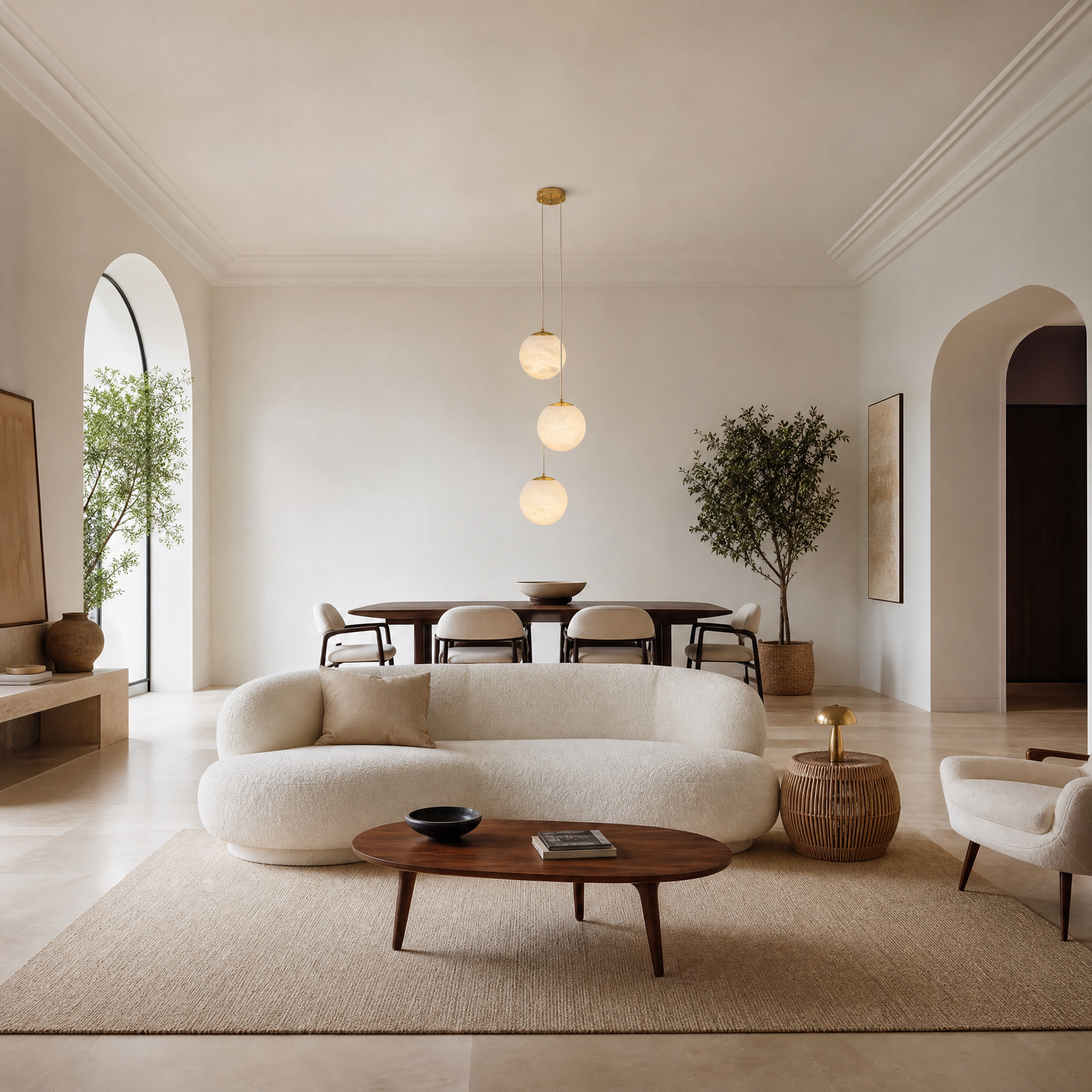 Orbita Modern Sphere Pendant Light