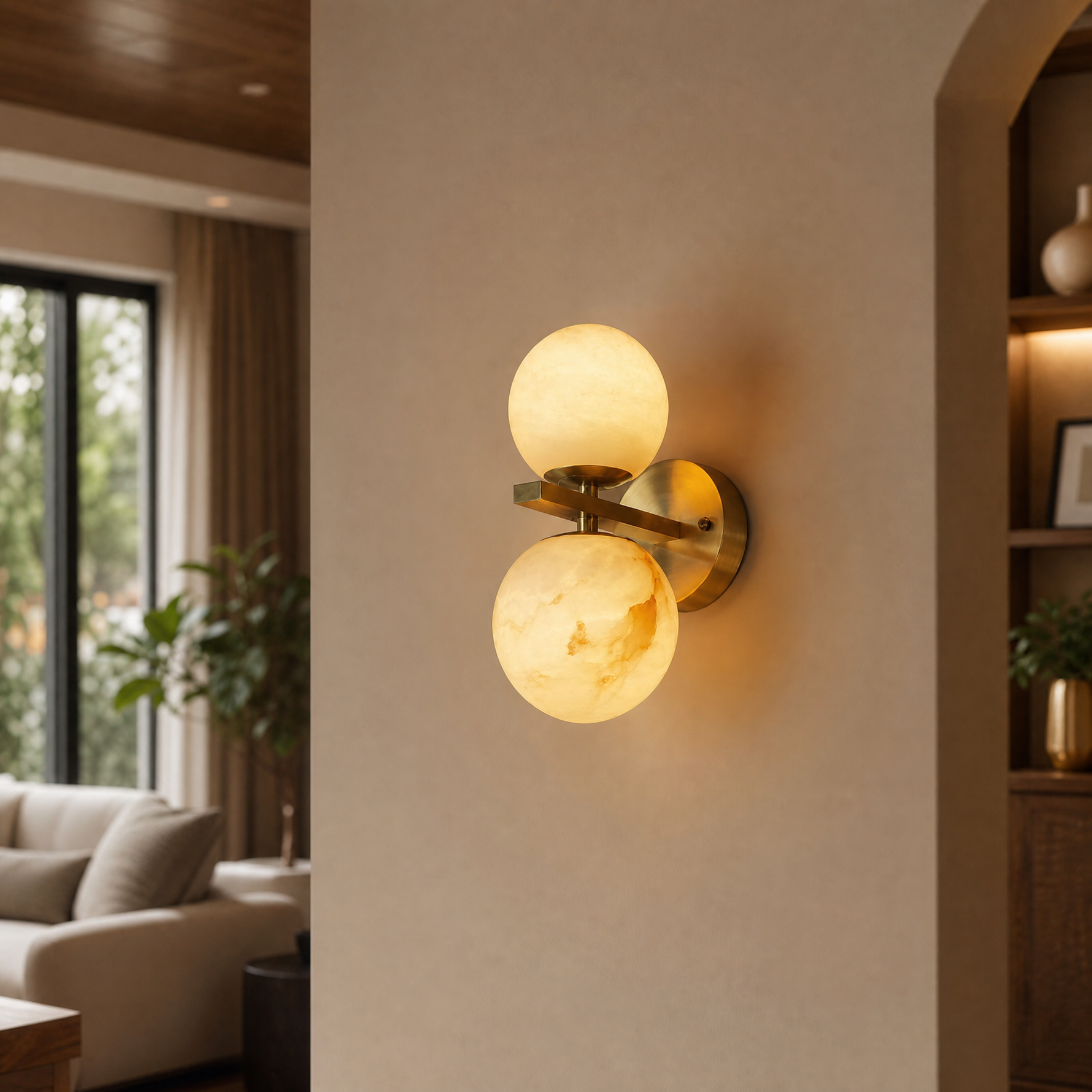 Orbita Modern Sphere Wall Light