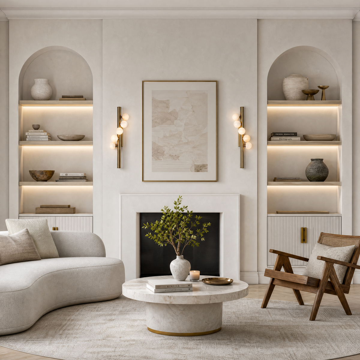 Orbita Verticatl Modern Sphere Wall Sconce