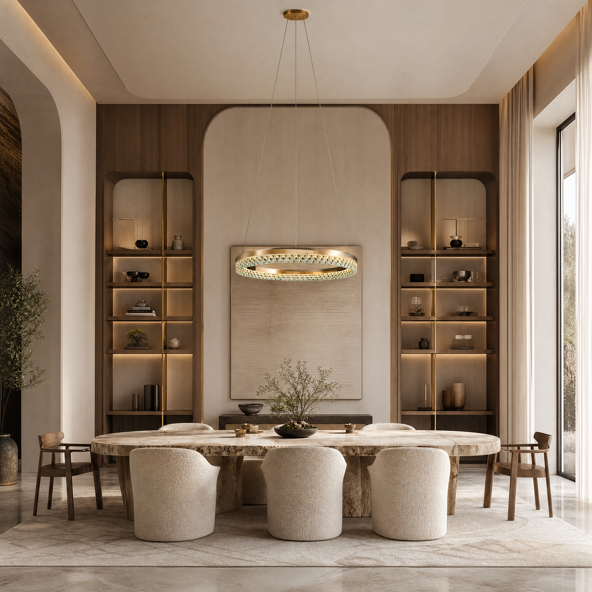 Orion Ring Crystal Chandelier