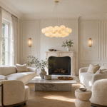 Orla Cluster Alabaster Ball Pendant Light