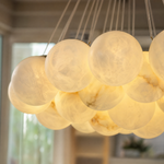 Orla Cluster Alabaster Ball Pendant Light