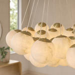 Orla Cluster Alabaster Ball Pendant Light