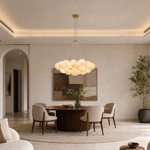Orla Cluster Alabaster Ball Pendant Light