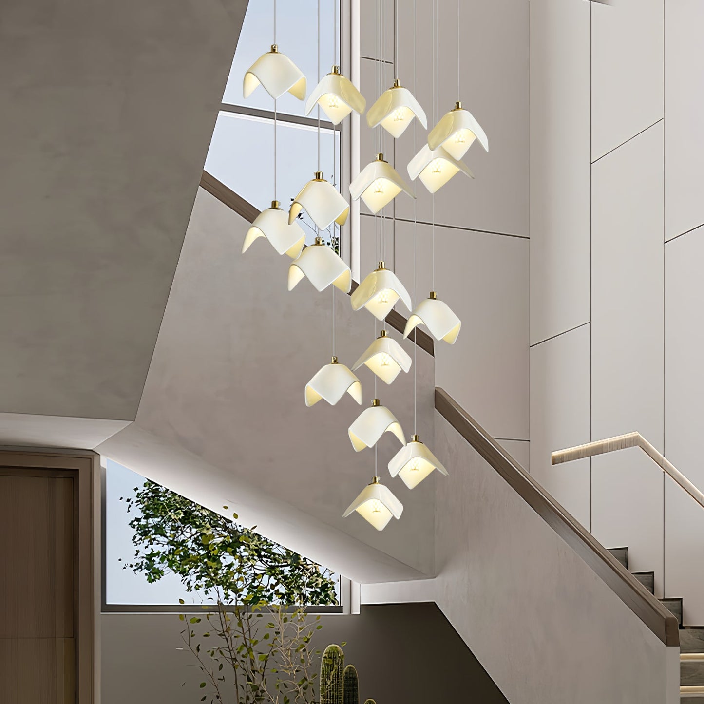 Orlani Cascade Stairs Chandelier - YIOSI