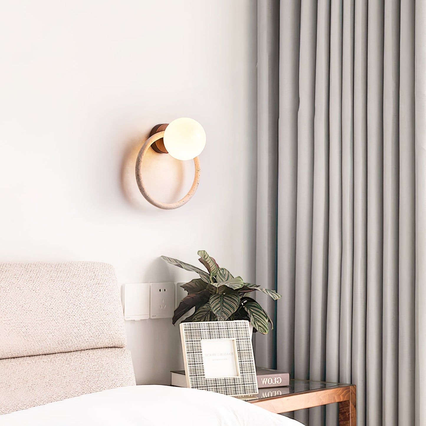 Orria Travertine Wall Light - YIOSI