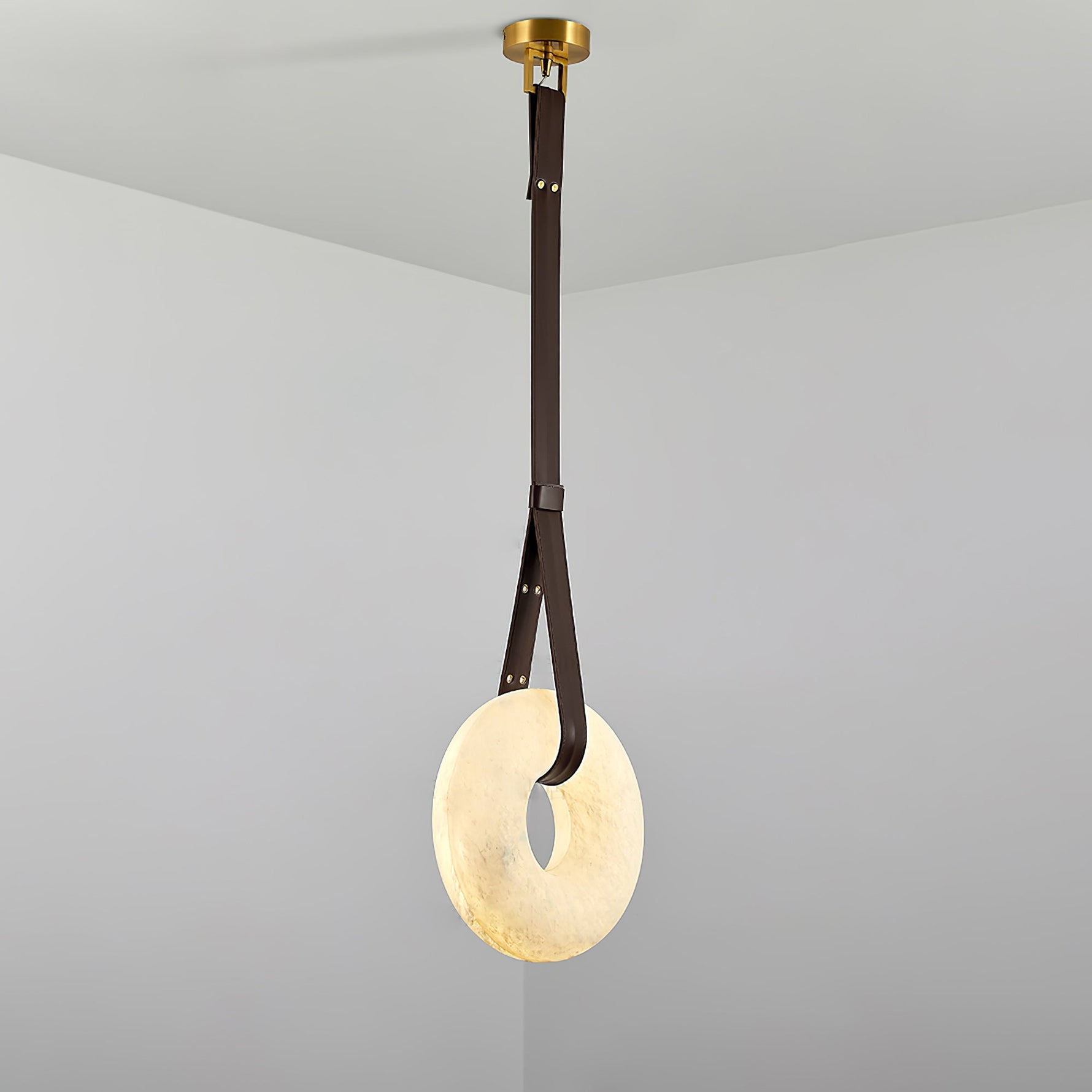 Vakkerlight Oslo Pendant Light A Alabaster Ring Ceiling Lamp