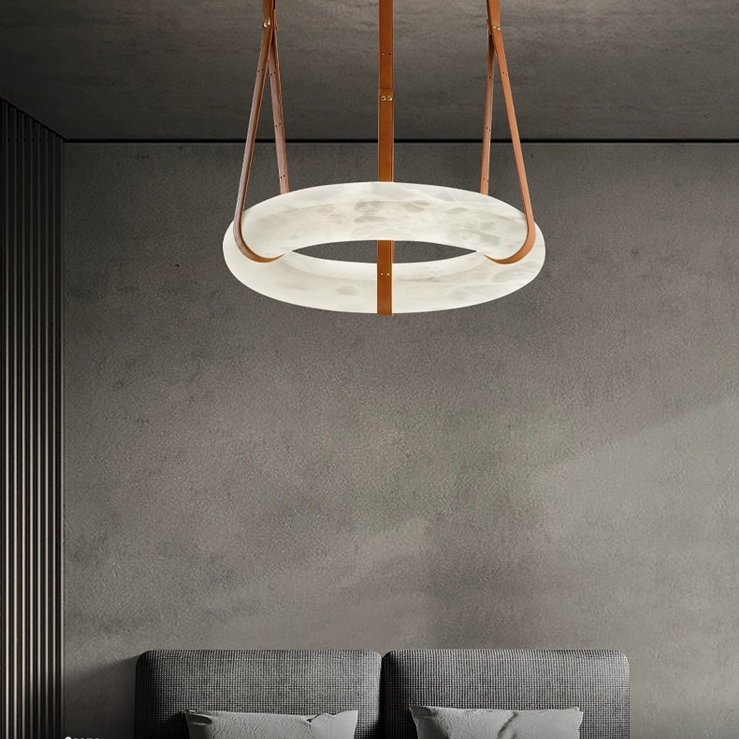 Vakkerlight Oslo Pendant Light A Alabaster Ring Ceiling Lamp