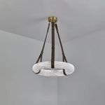 Vakkerlight Oslo Pendant Light B Alabaster Ring Ceiling Fixture