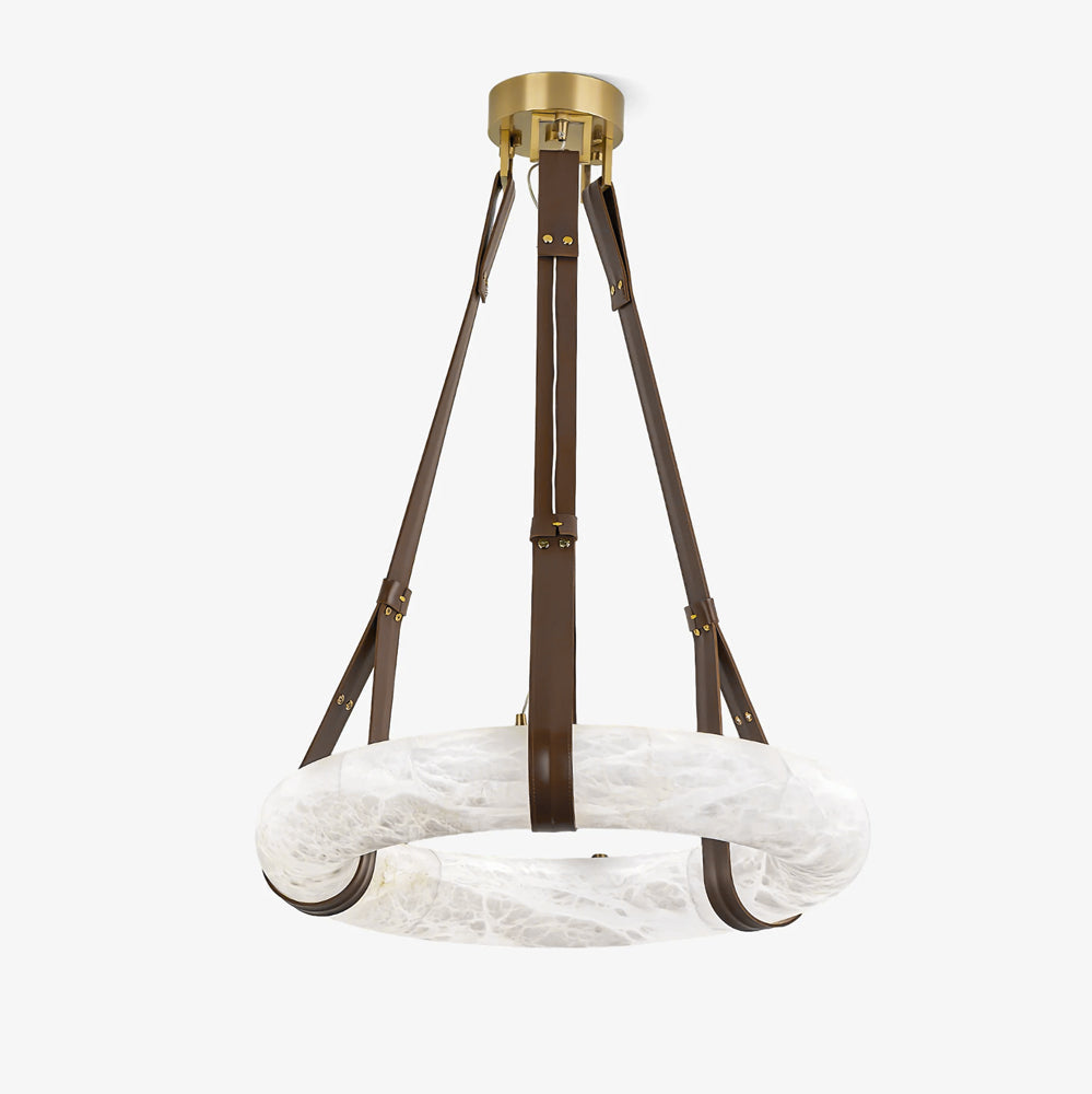 Vakkerlight Oslo Pendant Light B Alabaster Ring Ceiling Fixture
