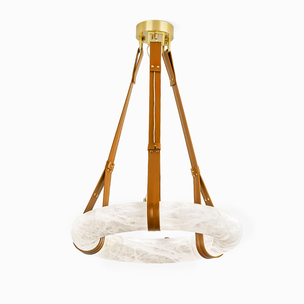Vakkerlight Oslo Pendant Light B Alabaster Ring Ceiling Fixture