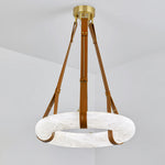 Vakkerlight Oslo Pendant Light B Alabaster Ring Ceiling Fixture