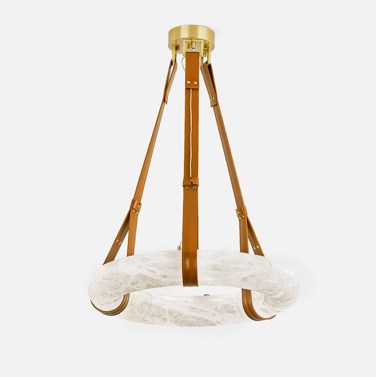 Vakkerlight Oslo Pendant Light B Alabaster Ring Ceiling Fixture
