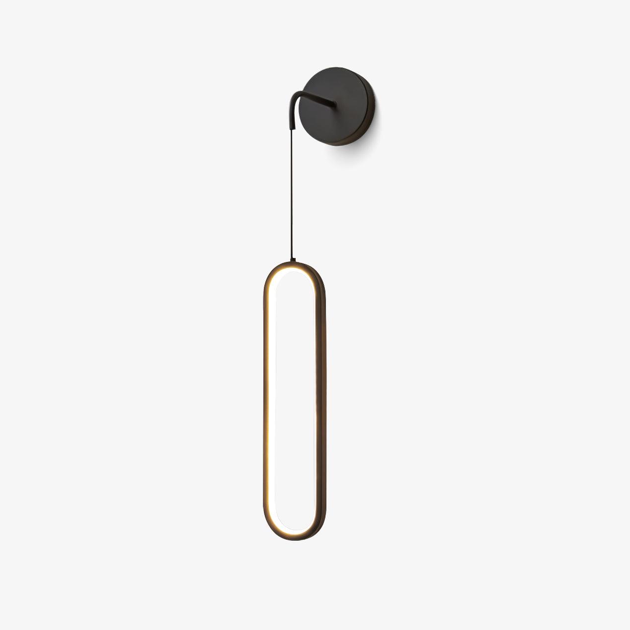 Oval LED Brass Wall Lamp - YIOSI
