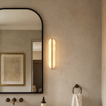 Ovale Modern Alabaster Linear Wall Sconce